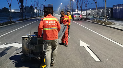 重庆道路划线